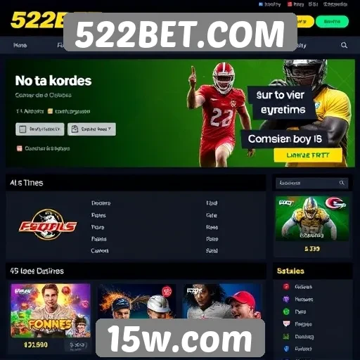 Novidades e recursos do site 522BET.COM